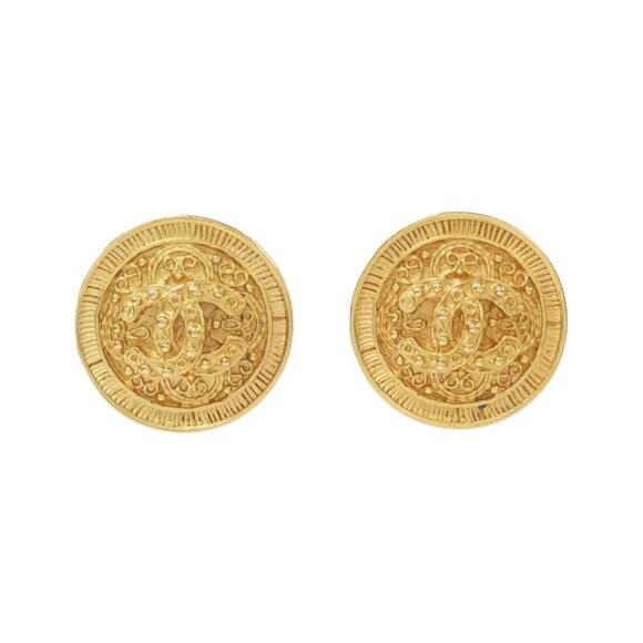 CHANEL Jewelry - CHANEL Gold Earrings